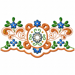Flowers And Tree Embroidery Design 3 Flowers And Tree Embroidery Design 3